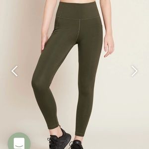 ‘BOODY LEGGINGS W/ POCKET, DARK OLIVE, S, NEW